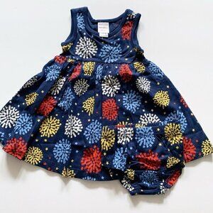 NEW Hanna Andersson Girl Baby Dress & Bloomer Set size 18-24 months